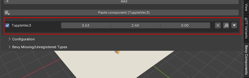 edit component