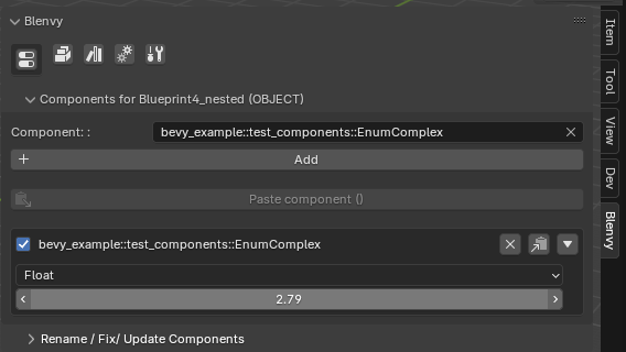 add component