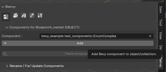 add component