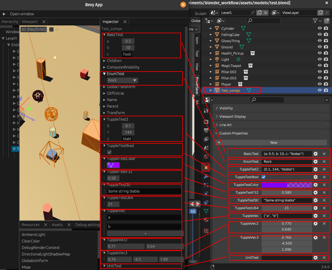 complex components in Blender